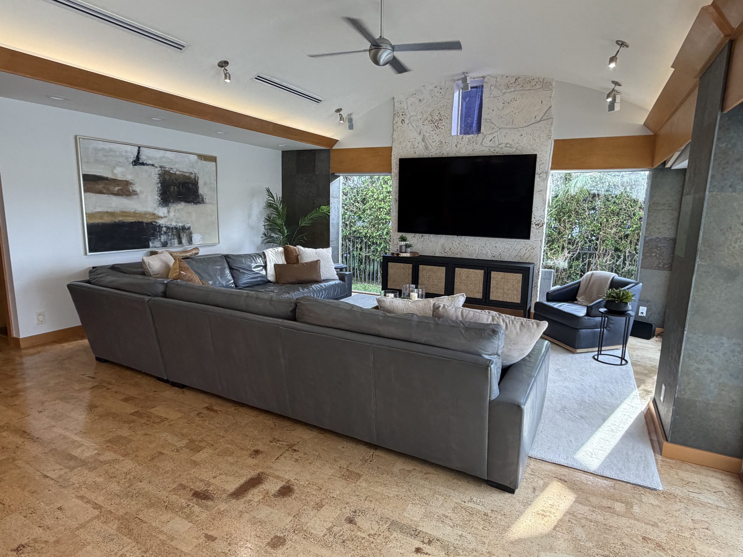 South Florida residence — family room